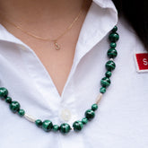 Soulmate - Malachite Silver Necklace
