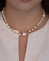 The Baroque Pearl Gold Necklace