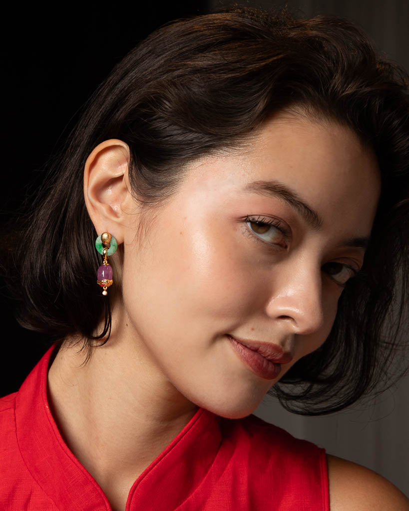 The HEI Natural Jade Earrings