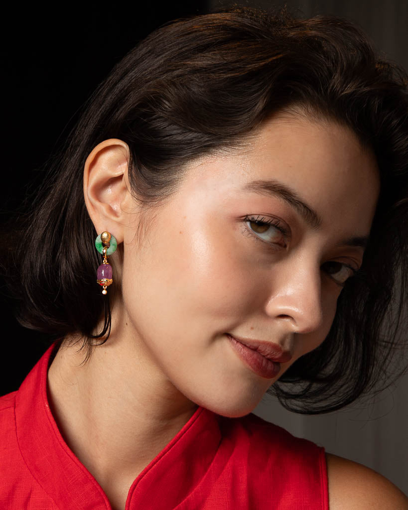 The HEI Natural Jade Earrings