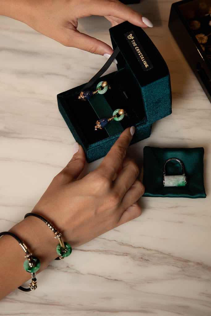 The HEI Natural Jade Earrings