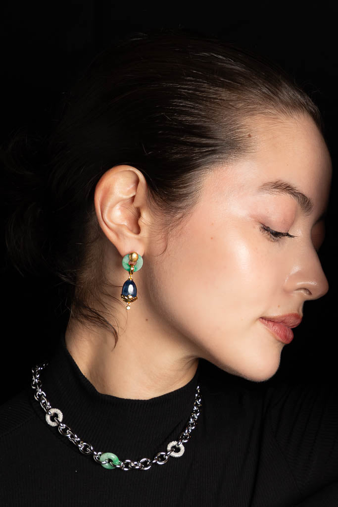 The HEI Natural Jade Earrings