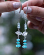 SUET - Amazonite Topaz Herkimer Earrings