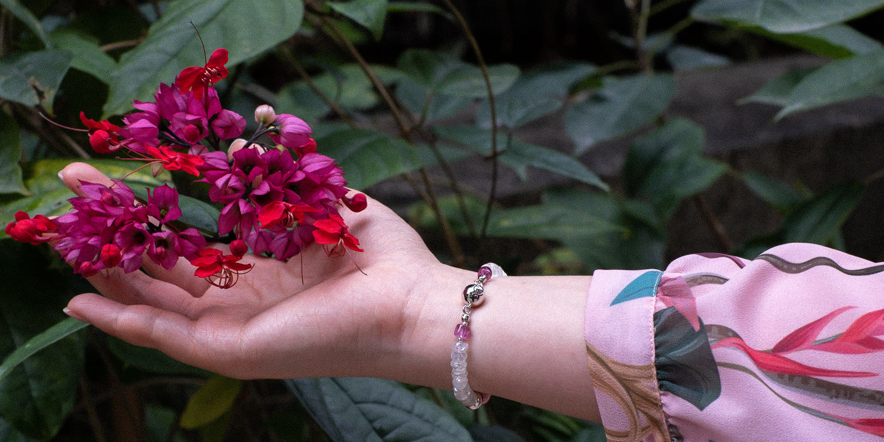 Crystal Bracelet HK Flowering Season The Crystaling Jewellery Crystal Shop