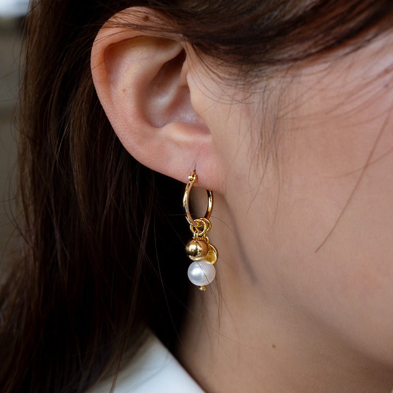Ding Dong Lustrous Pearl Earrings
