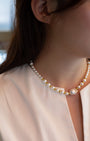 The Baroque Pearl Gold Necklace 42cm