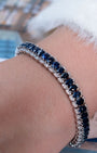 Circle of Love Blue Sapphire Bracelet