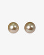 14K Yellow Gold - 9mm South Sea Pearl Studs Earrings with Butterfly Back