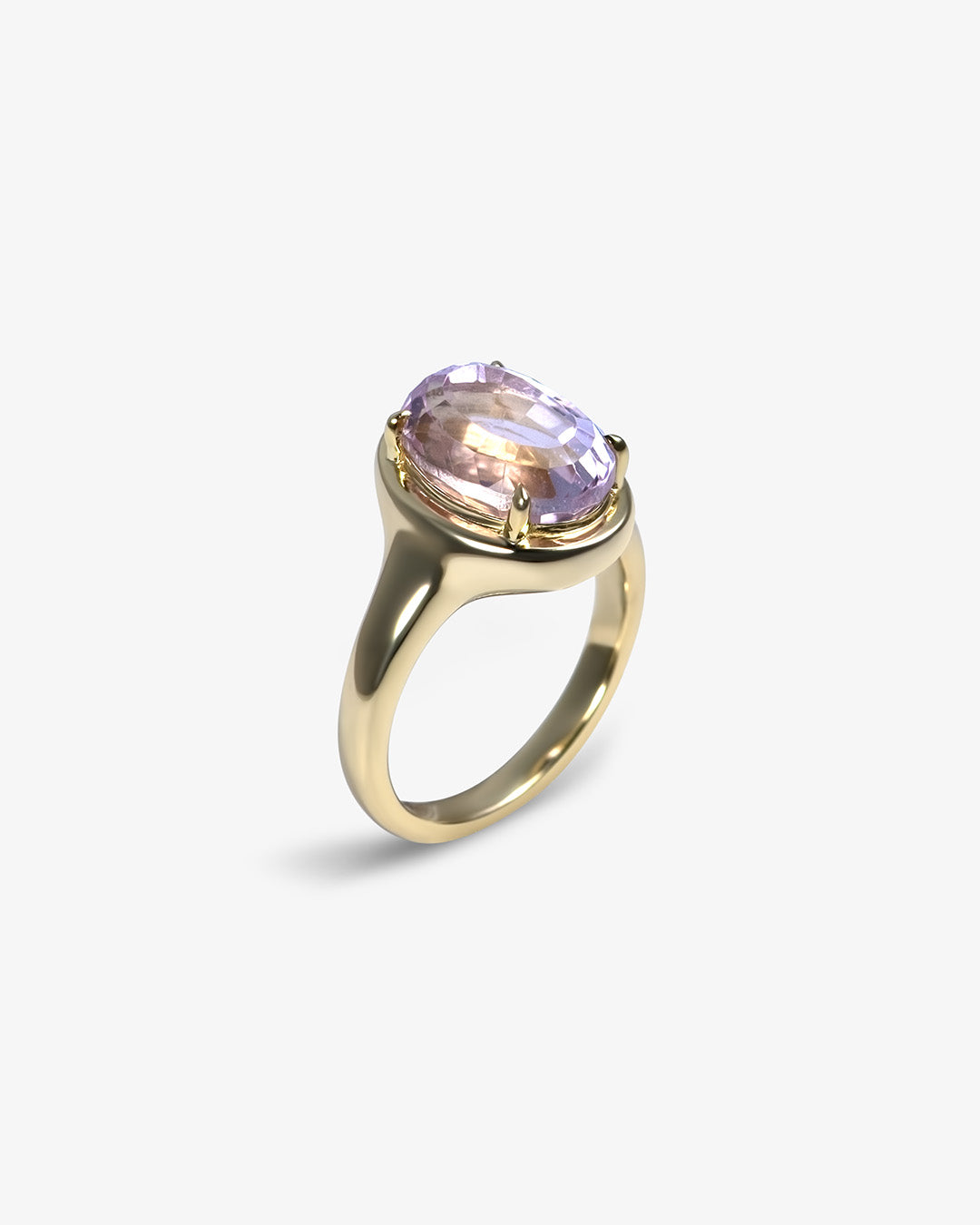 Kunzite Statement Ring