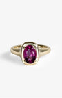 Pink Tourmaline Oval Ring
