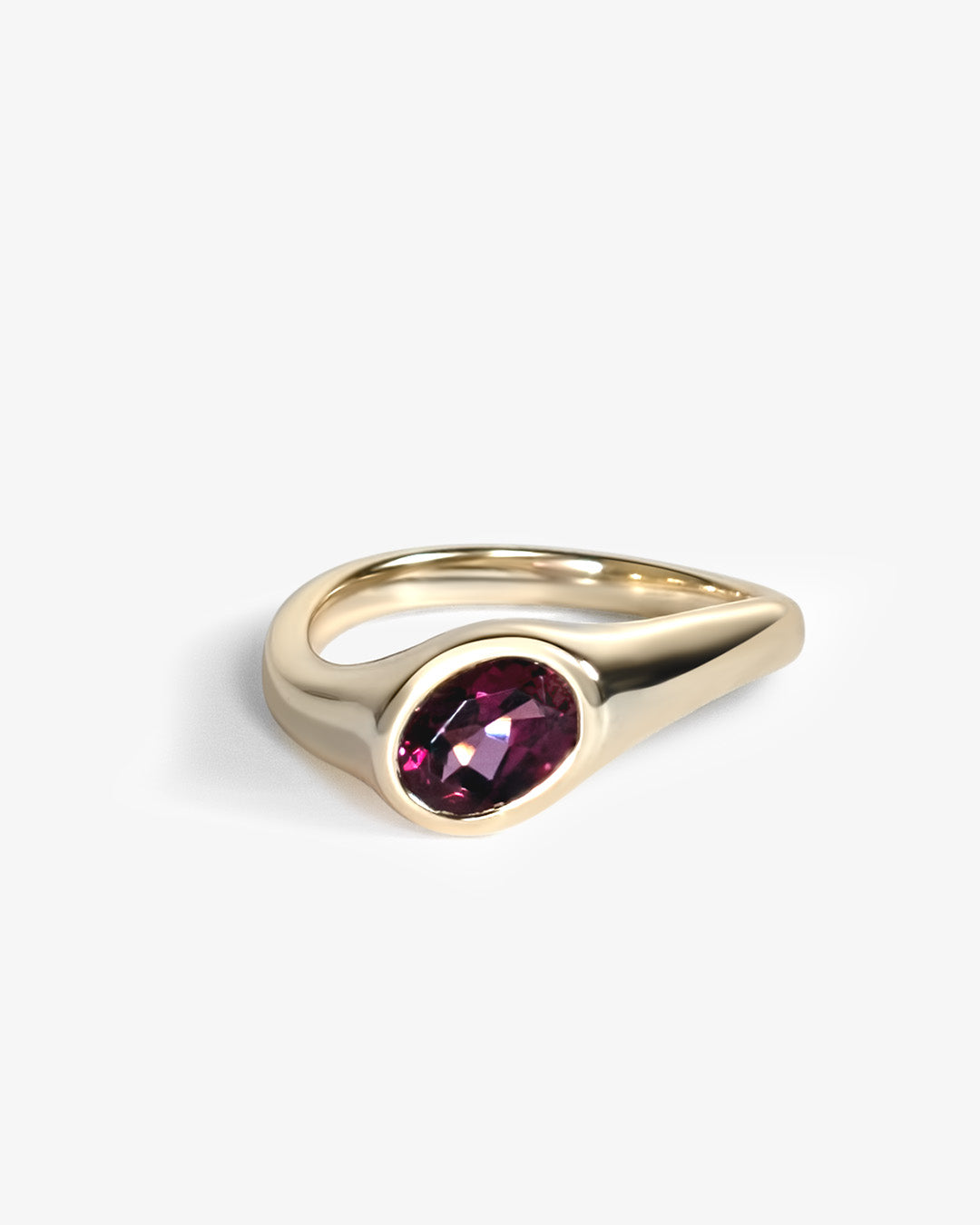 Rhodolite Garnet Gold Ring