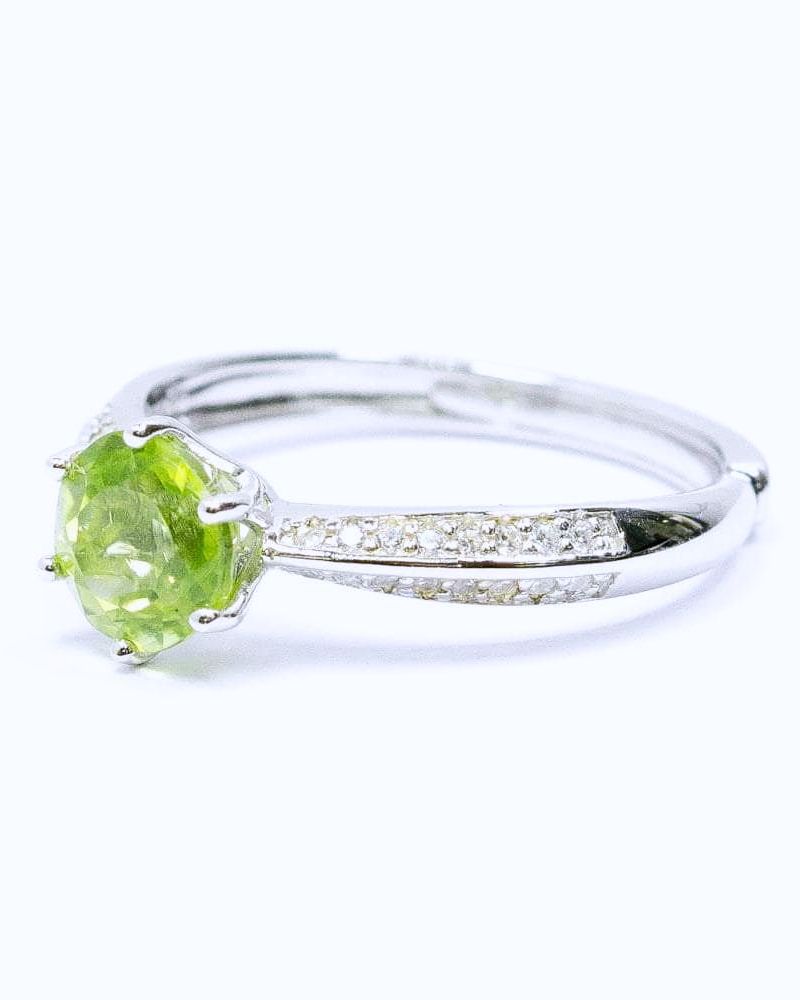 Peridot Silver Ring