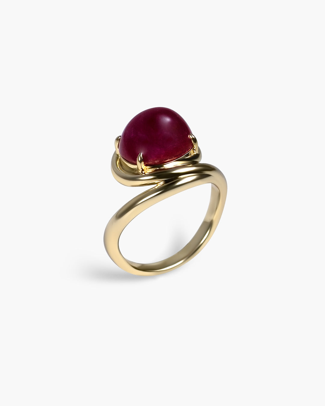 Ruby Oval Statement Ring