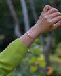 14K White Gold - Golden South Sea Pearl Trio Bracelet