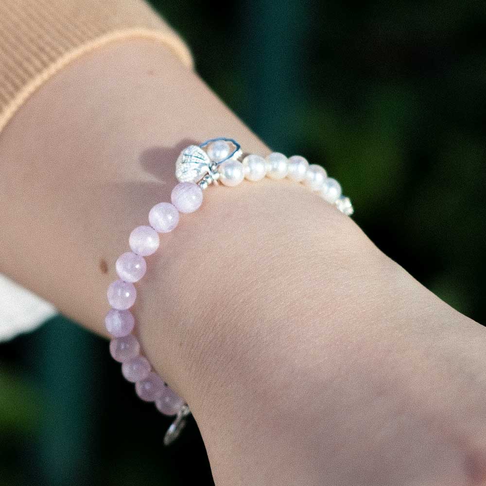 Belle - Kunzite Pearl Bracelet