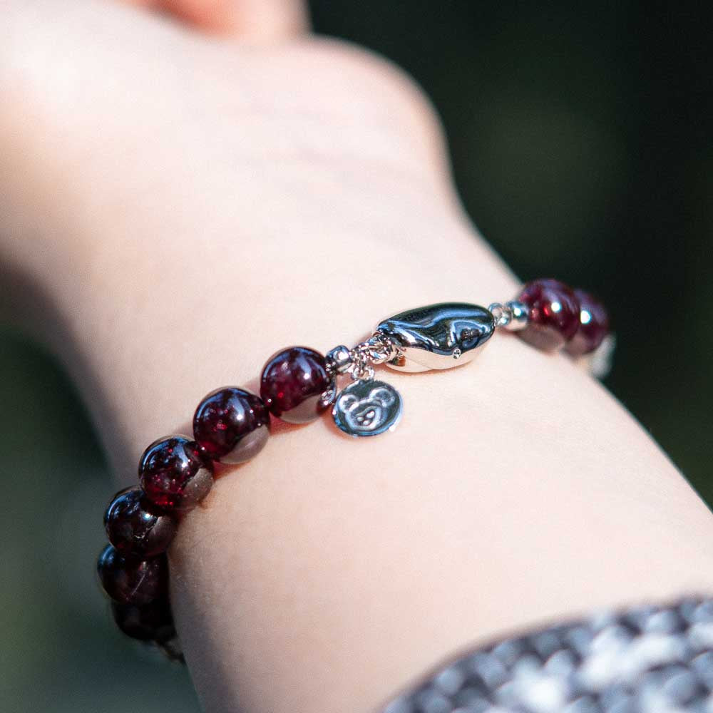 Scout & Lark Gemstone Bead Bracelet in Vermeil