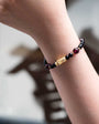 Mulan - Rhodolite Garnet Tektite Bracelet