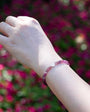 Jelly Bean - Pink Tourmaline Smiley Bracelet