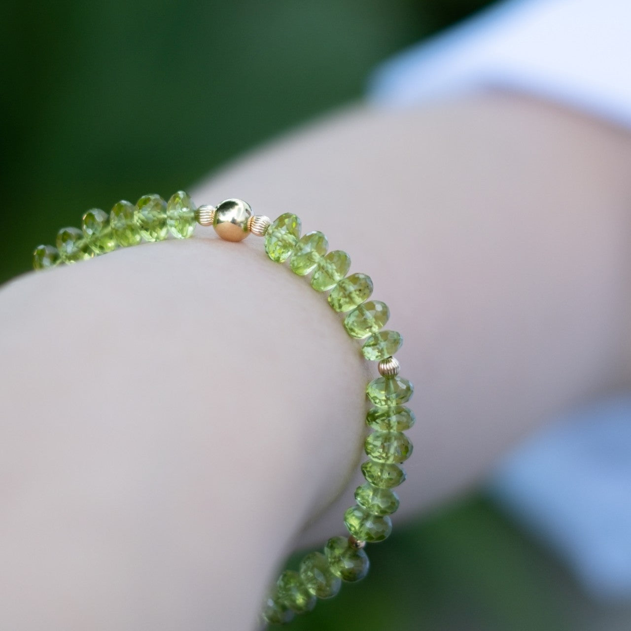 The Gold Olive - Peridot Bracelet