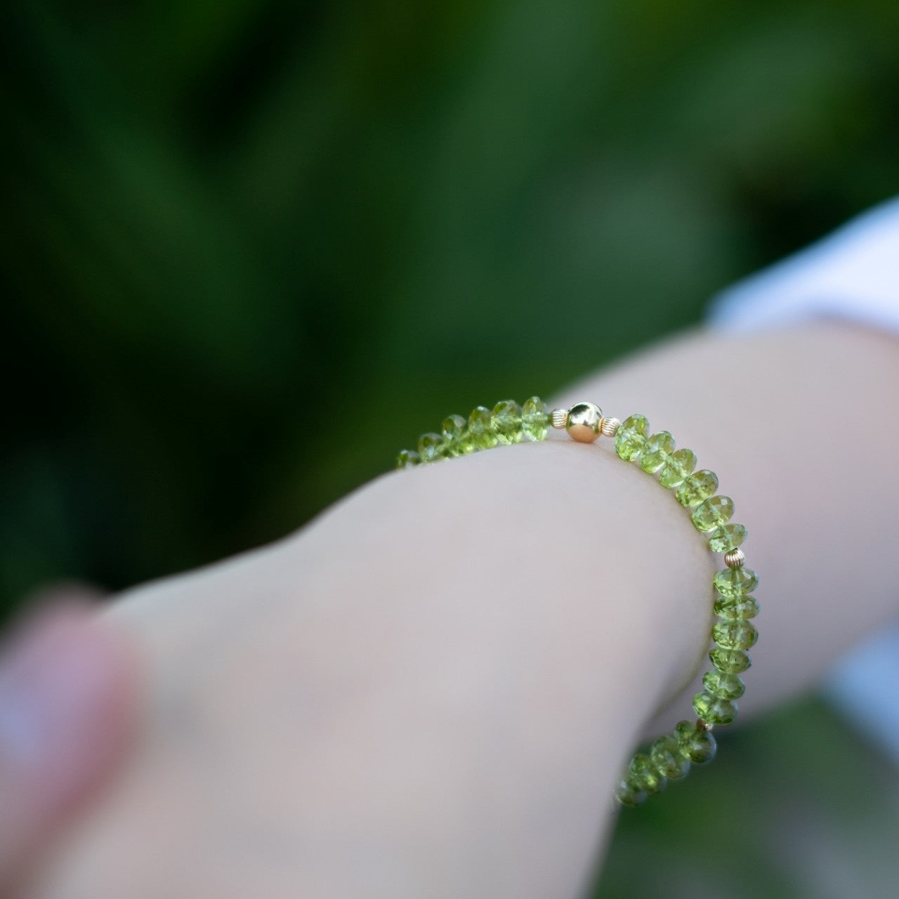 The Gold Olive - Peridot Bracelet