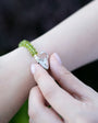 The Silver Olive - Peridot Bracelet
