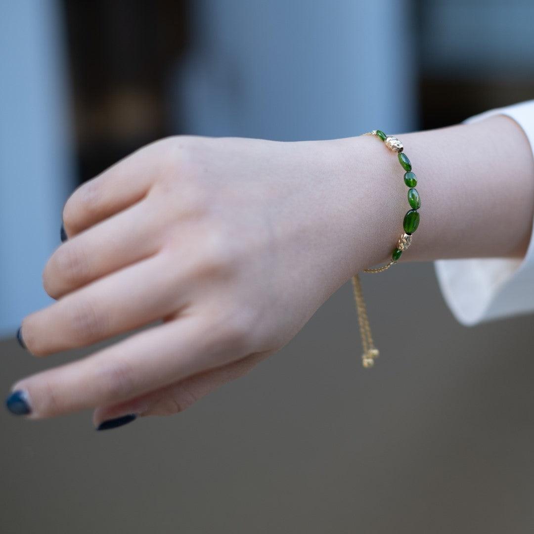 The Pianist - Chrome Diopside Bracelet