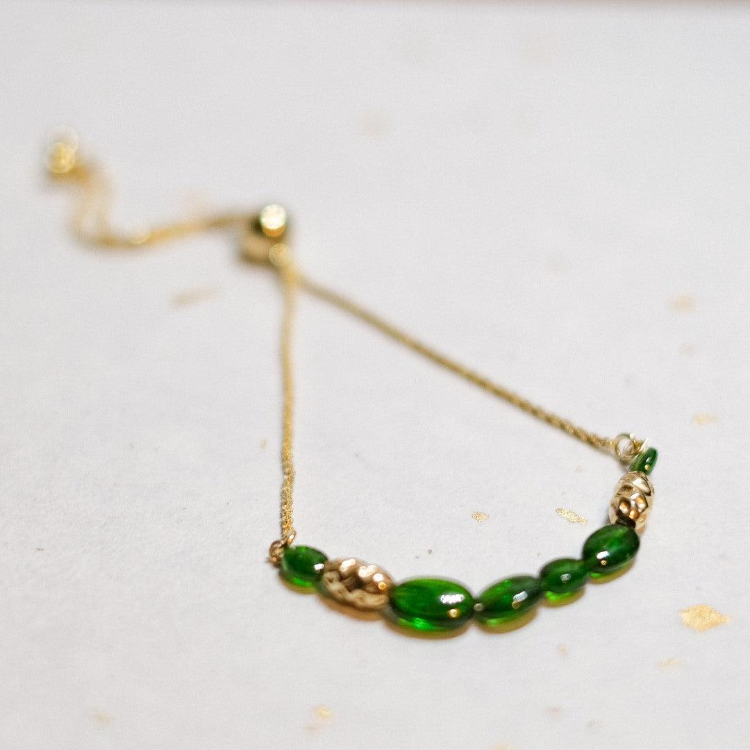 The Pianist - Chrome Diopside Bracelet