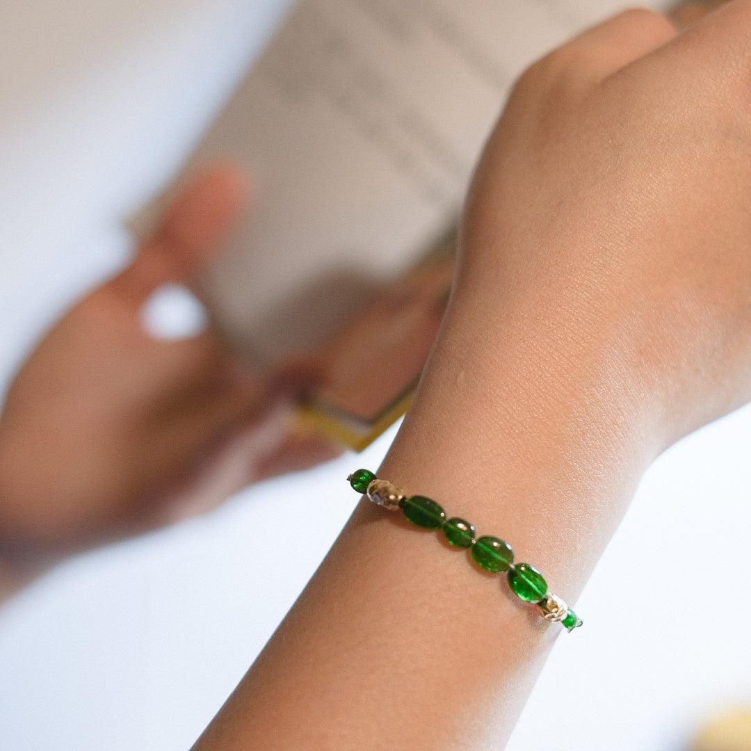 The Pianist - Chrome Diopside Bracelet