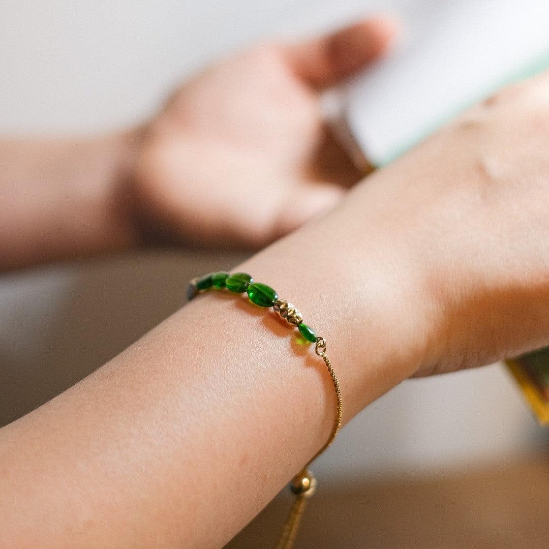 The Pianist - Chrome Diopside Bracelet