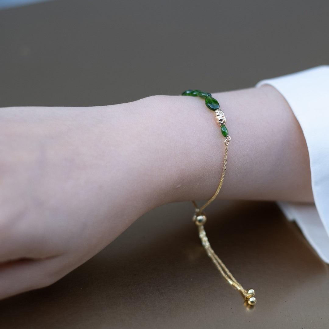 The Pianist - Chrome Diopside Bracelet