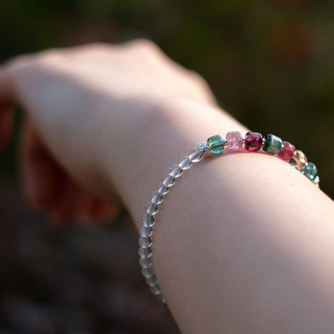 Baby's Breath - Tourmaline Crystal Bracelet